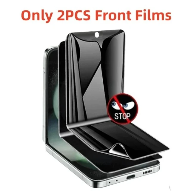 6-in-1 Privacy and Protection Film Set with Anti-Spy and Hydrogel Technology