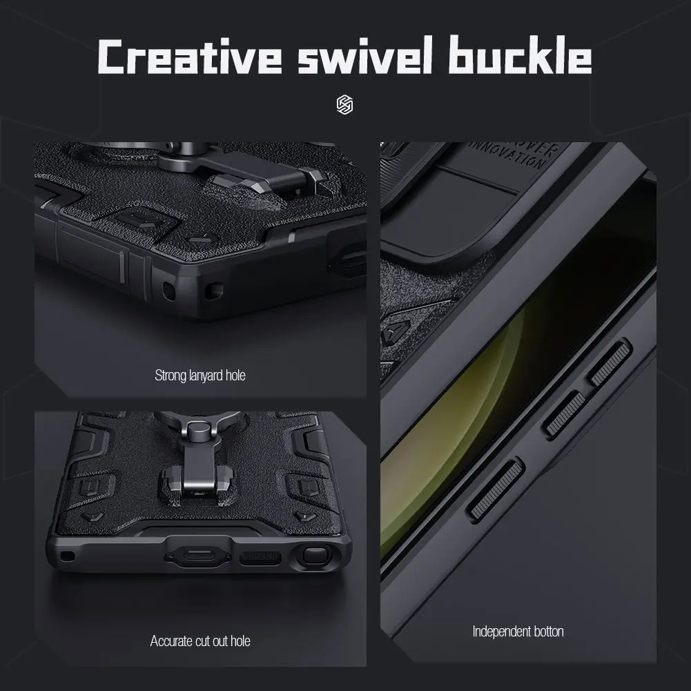 Magnetic Case For Samsung Galaxy S23Ultra NILLKIN CamShield Armor Pro Slide Camera Case With Ring Kickstand For Samsung S23Ultra
