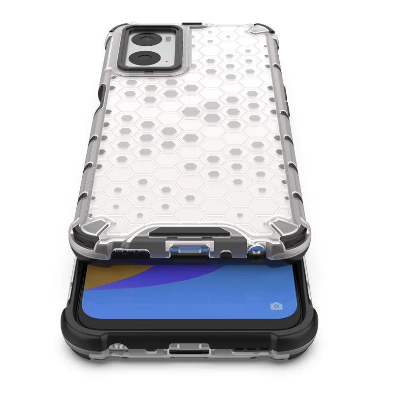 Para OPPO Realme 9 Pro Funda de lujo híbrida a prueba de golpes para Realme 9i 9 Pro + Plus Funda de silicona transparente_voghion.com