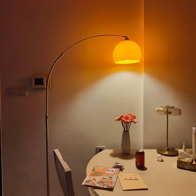 Simple Floor Lamp, Living Room Sofa, Light Luxury Remote Control Reading Vertical Large Table Lamp, Study Led Floor Lamp