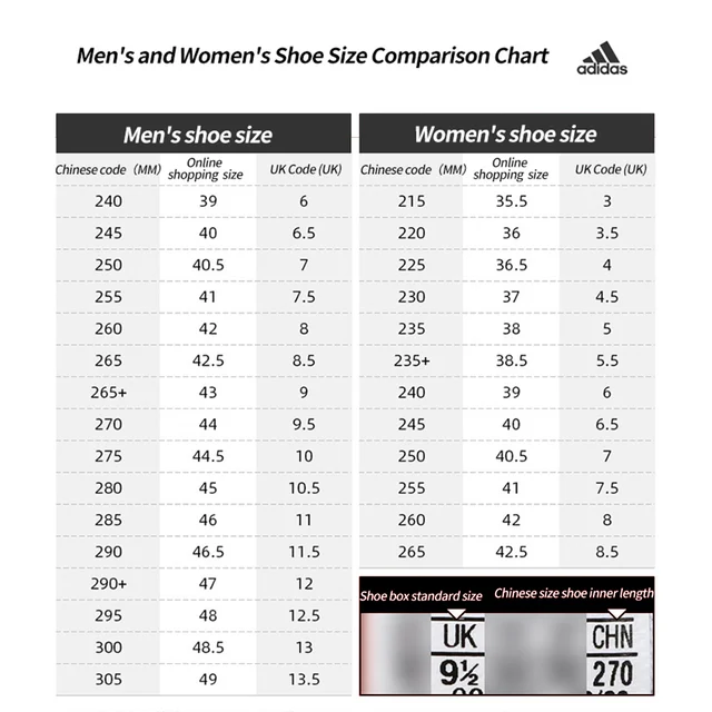 Sneakers Adidas Women's Shoe Size To Men's Adidas Men's