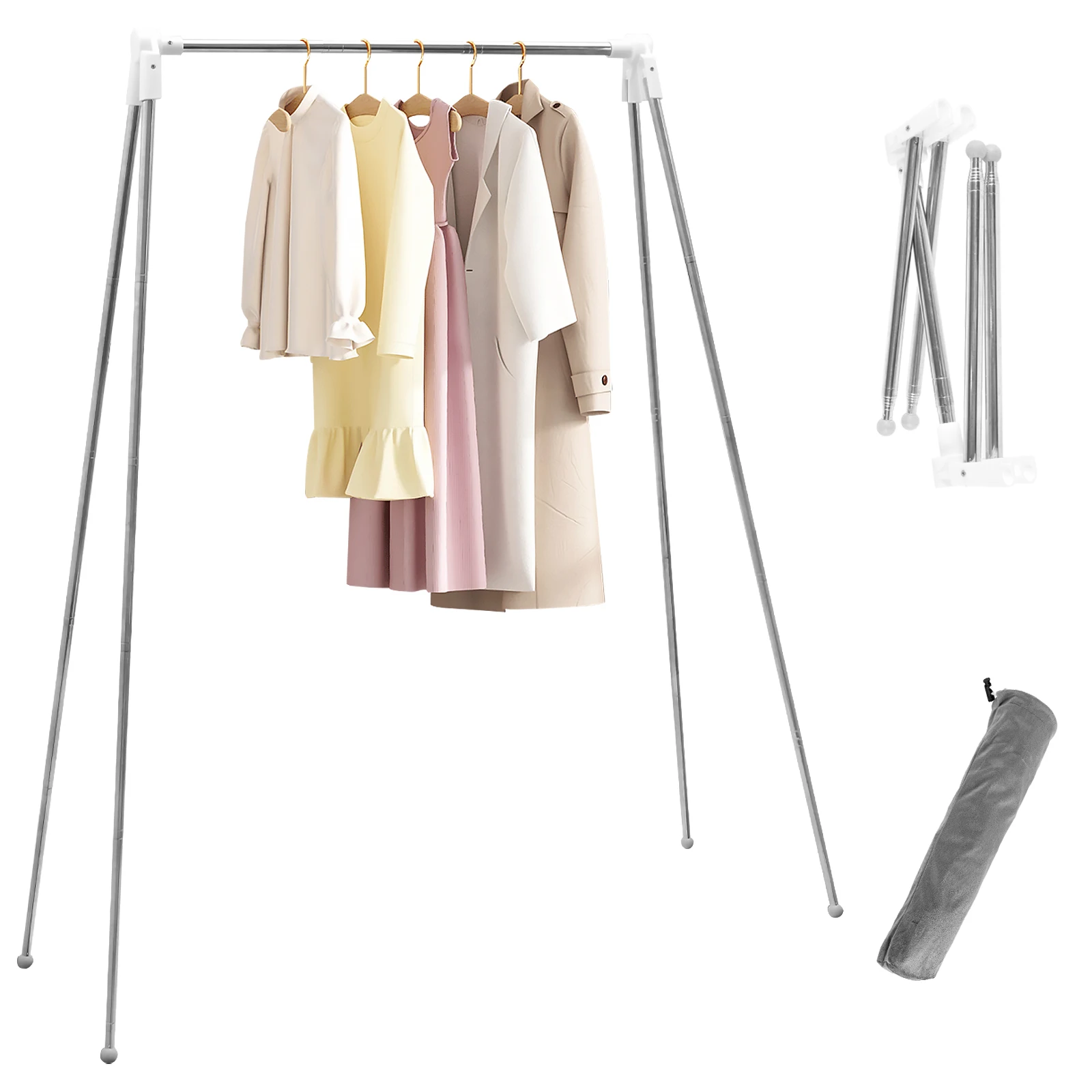 Stainless Steel Foldable Laundry Drying Rack for Home