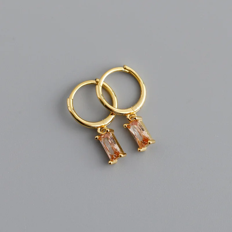 Orecchini a Cerchio Con Lunetta In Zirconia Cubica Per Donne Ragazze In Argento Sterling 925 Minimalista Con Zirconia Cubica Rotonda Pendente Cartilagine Elica Trago Diamante Gioielli Ipoallergenici