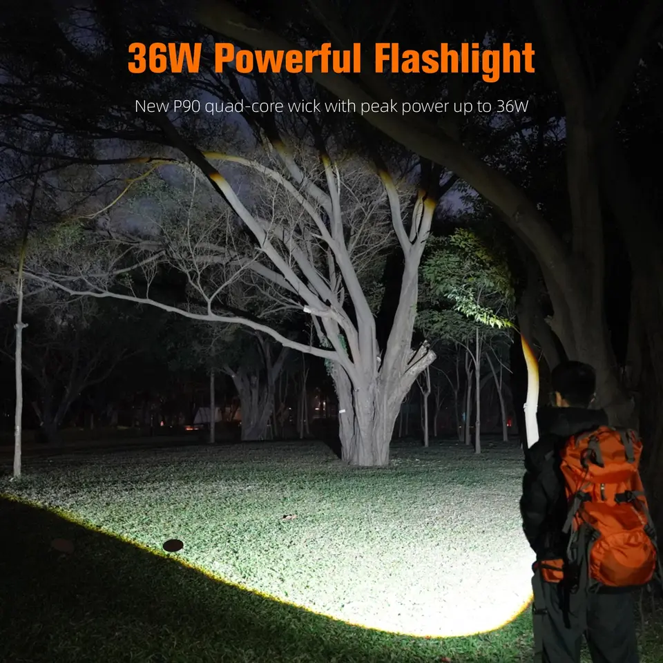 SUPERFIRE V8-S 36W High Power Tactical Flashlight Waterproof LED
