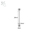 Barbell-1.6X28mm