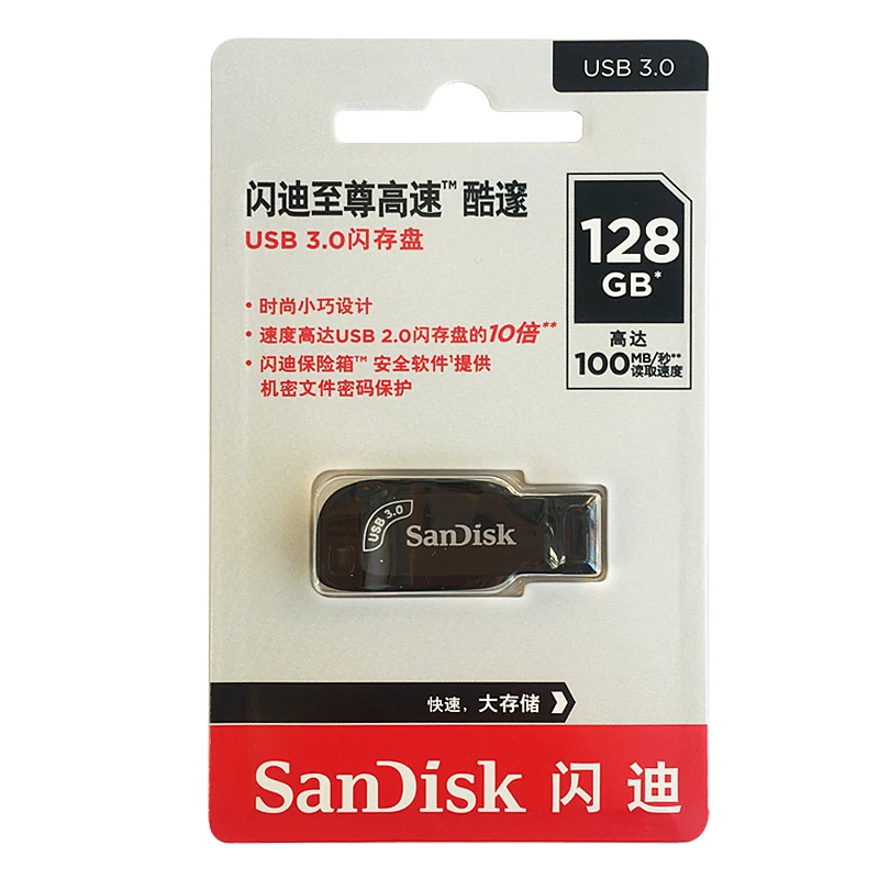Sandisk-usb Stick 3.0 Flash Drive Pen Drive Pendrive Memory Stick 30 128gb 64 gb 32 gb 256gb 10 Unidades por Lote - Imagem 2