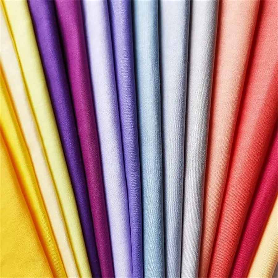 50-Piece Solid Color Quilted Cotton Fabric Set - Pre-Cut Squares for DIY Crafting and Sewing