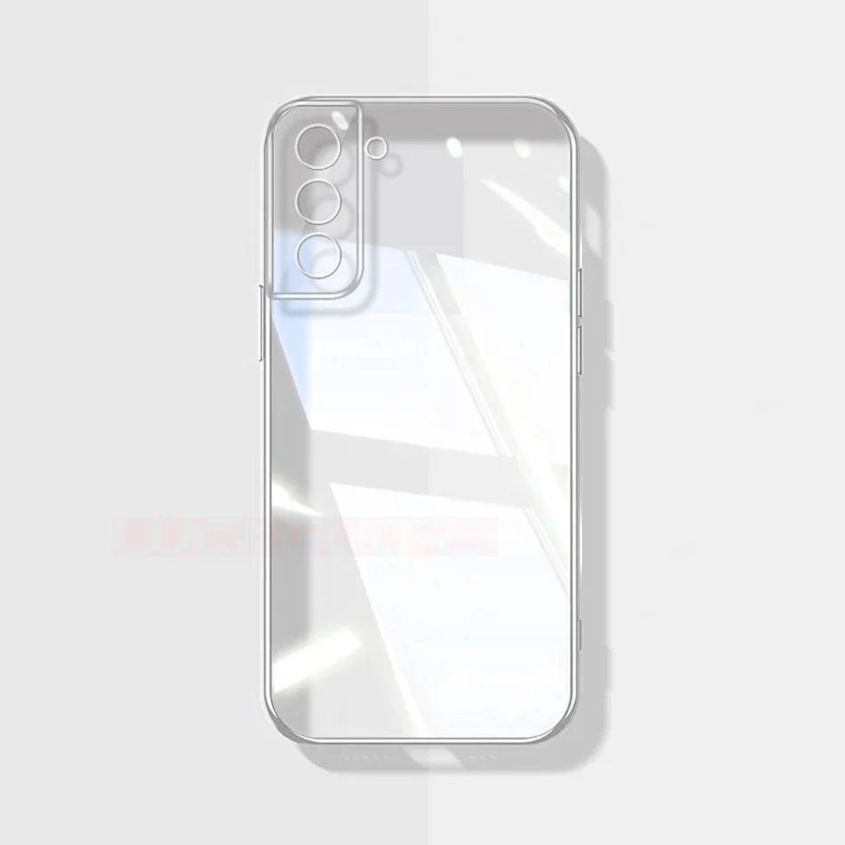 Clear Luxury Plating Bumper Shockproof TPU Phone Case