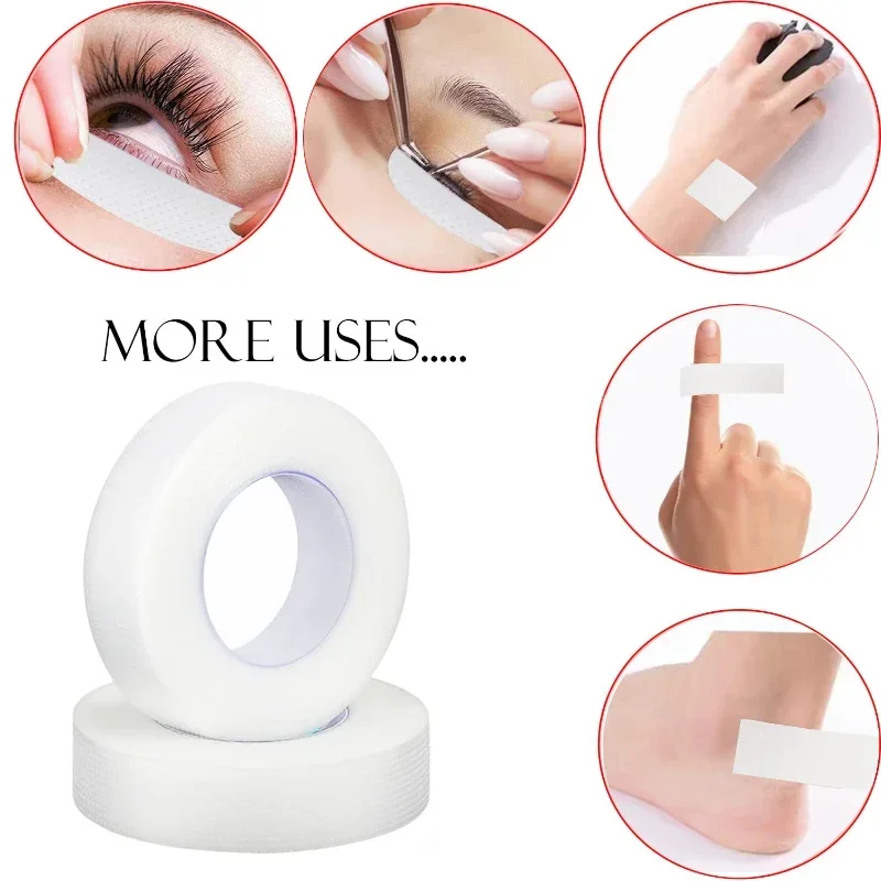 Eyelash Tape Transparent Adhesive Fabric 9m/10 Yard/Roll Adhesive Breathable Micropore Fabric Tape for Eyelash Extension Supply Best Sellers In Beauty & Health