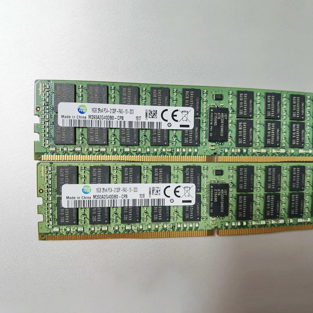 Memória Servidor Ram para Samsung 16gb 16gb Ddr4 2133 2rx4 Pc42133p M393a2g40db0-cpb 1pc - Imagem 3