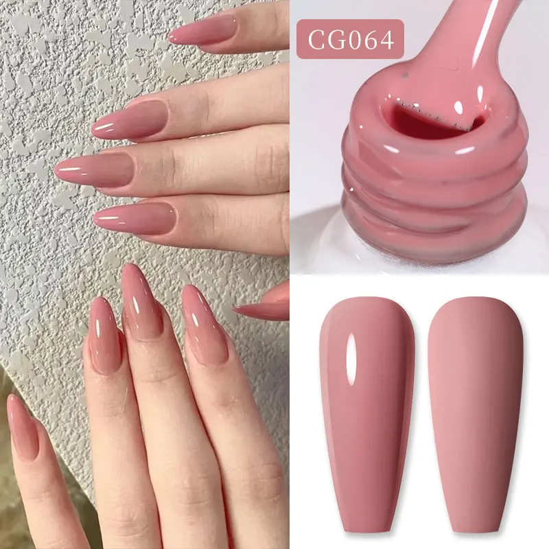 BORN PRETTY 10ml 2024 Hot Nude Pink Color Gel Nail Polish Spring Summer Varnis Semi Permanent Soak Off UV LED Nail Art Gel 3