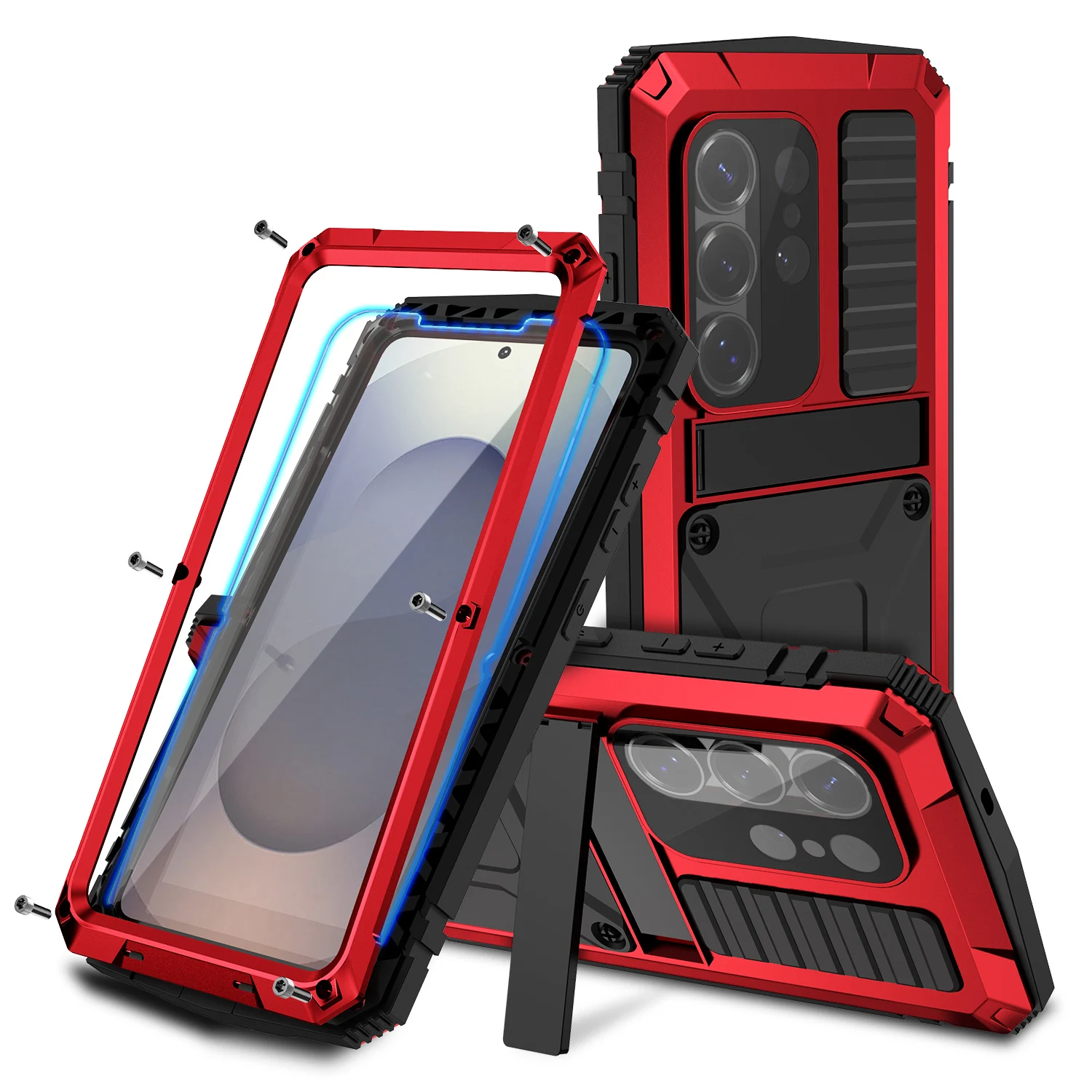 Heavy Duty Armor Metal Phone Case - Enhanced Protection Cover