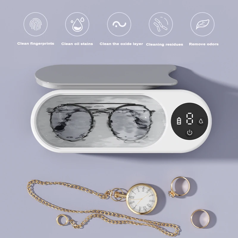 Portable household cleaning machine, ultrasonic cleaning machine, ring, glasses, makeup brush, jewelry cleaning machine 6