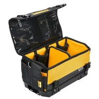 DEWALT Rigid Covered Tool Bag Covered Storage Handy Portable Hard Bottom Electricians Repairman Tools Tote Bag DWST83540-1 2