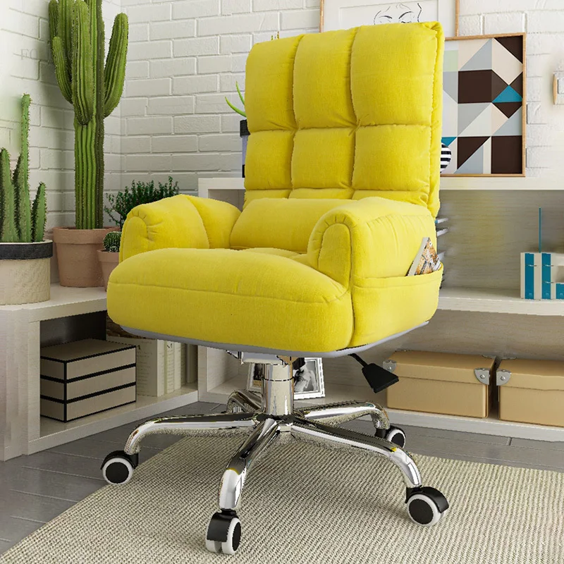 

Modern Simple Lazy Sofas Office Chairs Backrest Relaxing Gaming Office Chair Lift Swivel Armchair Sillon Oficina Furniture