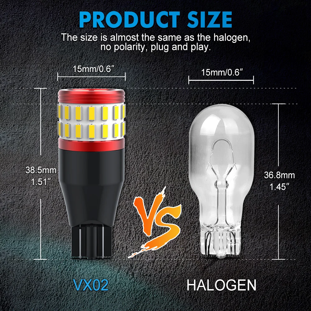 NAO W16W T15 LED , 1400LM Ʈ Ʈ ĵ   ڵ , 6000K 12V 921 912 T16    