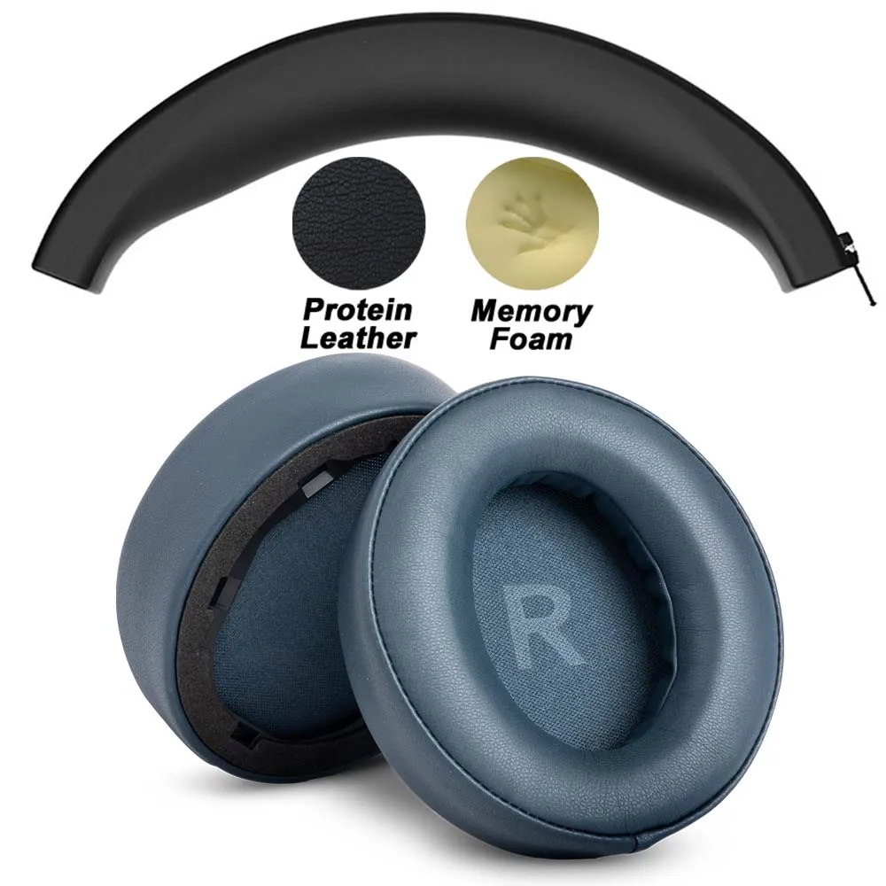 Premium Pink Replacement Earphone Pads with Mesh Memory Foam and Protein Sponge