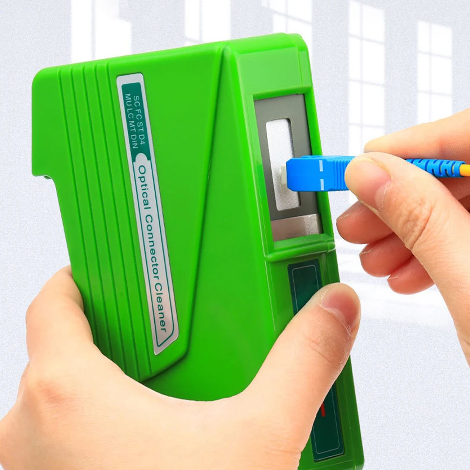 Pigtail Fiber Optical Connector Cleaning Box
