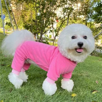 Winter Fleece Dog Pajamas 2
