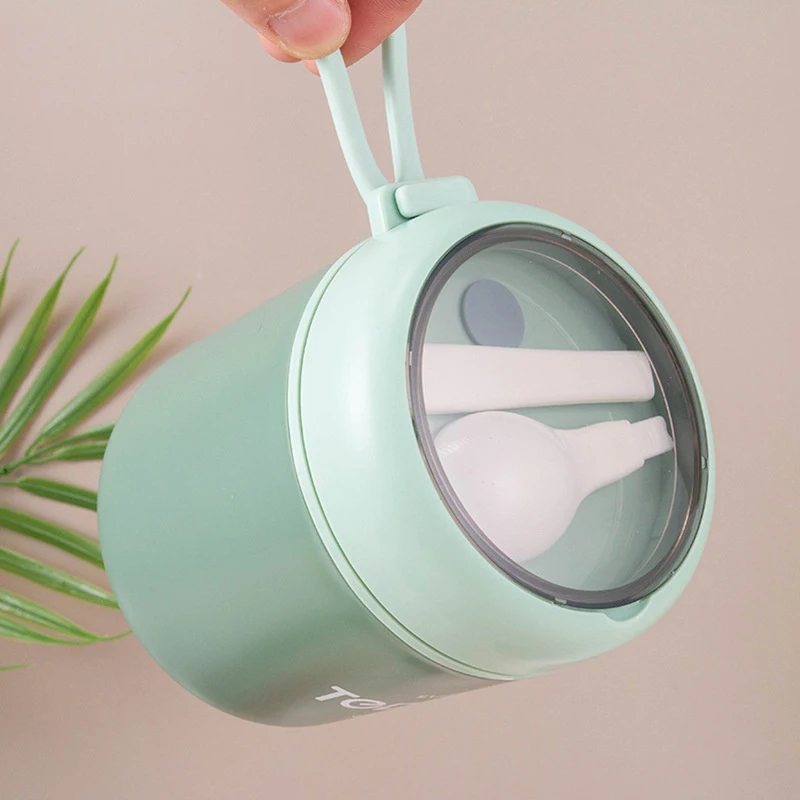 Stainless Steel Vaccum Cup Soup Lunch Box Storage Warmer With Spoon Food Thermal Jar Insulated Soup Thermos Containers Cooler