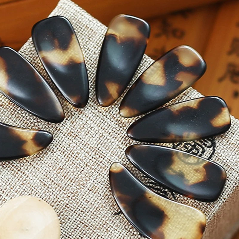 8Pcs Zither Finger Picks Professional Zither Nail Covers Practical Musical Plectrum Classical Stringed Instrument Accessories