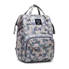 LEQUEEN Fashionable Camouflage Color Diaper Bag for Mommies Large Capacity Well-Organized Space Maternity Backpack for Strollers 3