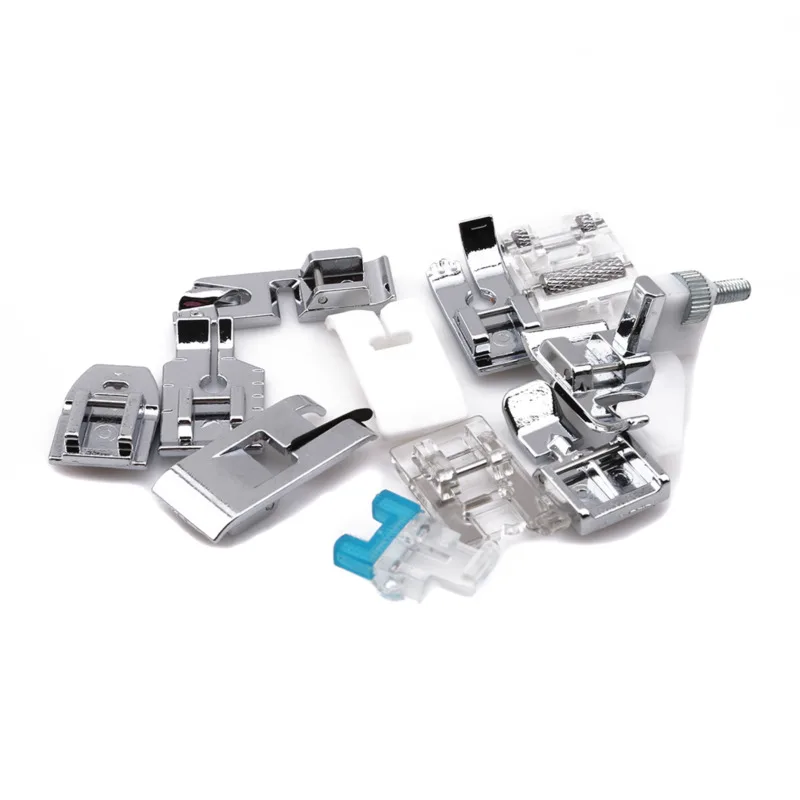 Description Picture 3 of item11Pcs/set Domestic Sewing Machine Accessories Presser Foot Feet Kit Set Hem Foot Spare Parts for Brother Singer Janome with Bag