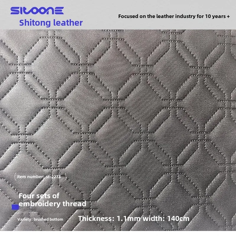 Fashionable Woven PVC Artificial Leather Sofa Brushed Bottom Leather Material for Decoration And Clothing Accessories
