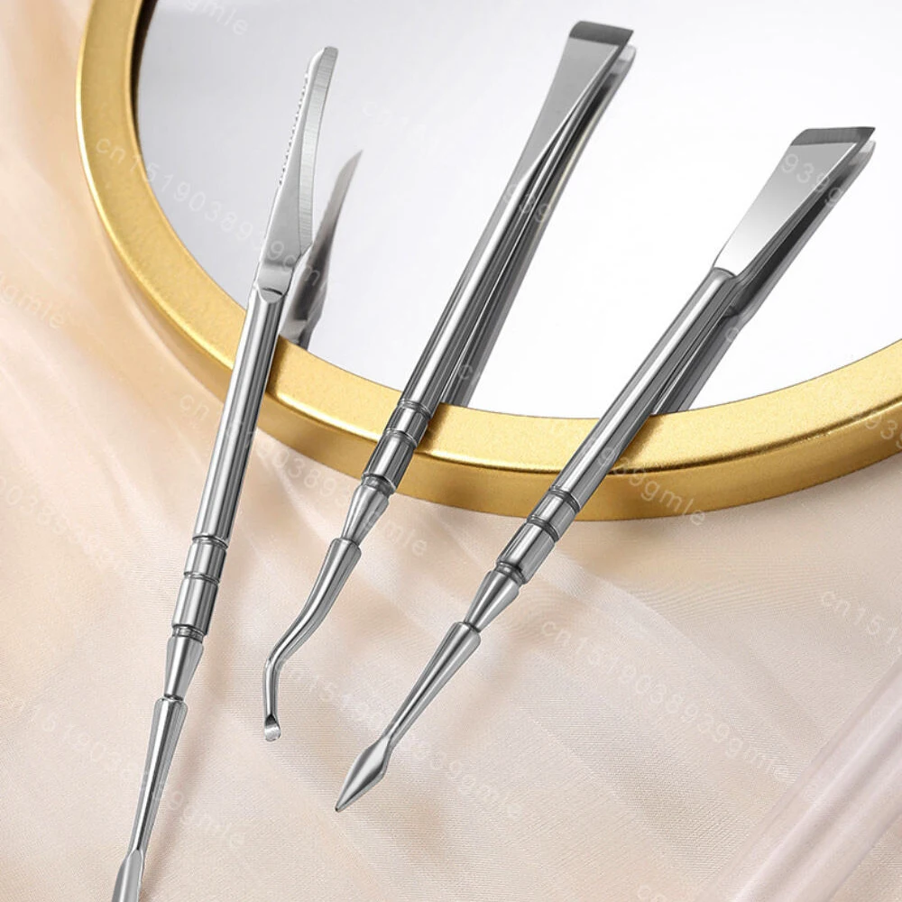 Double Headed Manicure Pedicure Tools Toe Nail Shaver Feet Pedicure Knife Kit Foot Callus Rasp File Dead Skin Remover