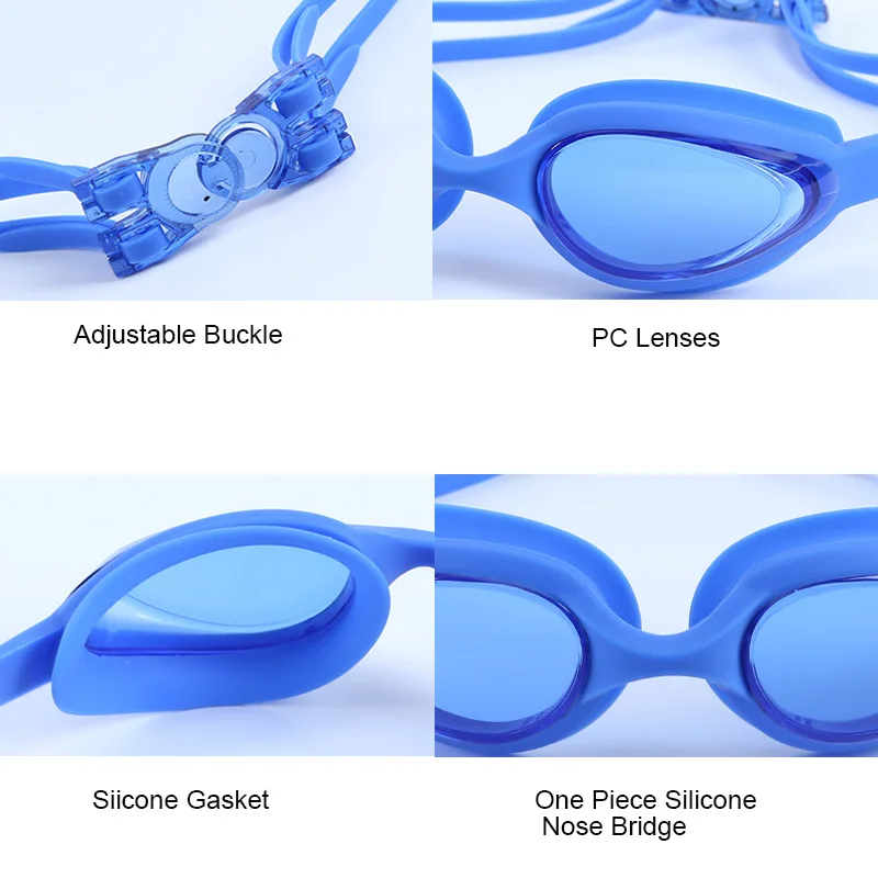 Swimming Goggles Professional Waterproof Swim Eyewear Glasses Anti fog 100% UV Protection No Leaking For Adult Men Women Youth 5