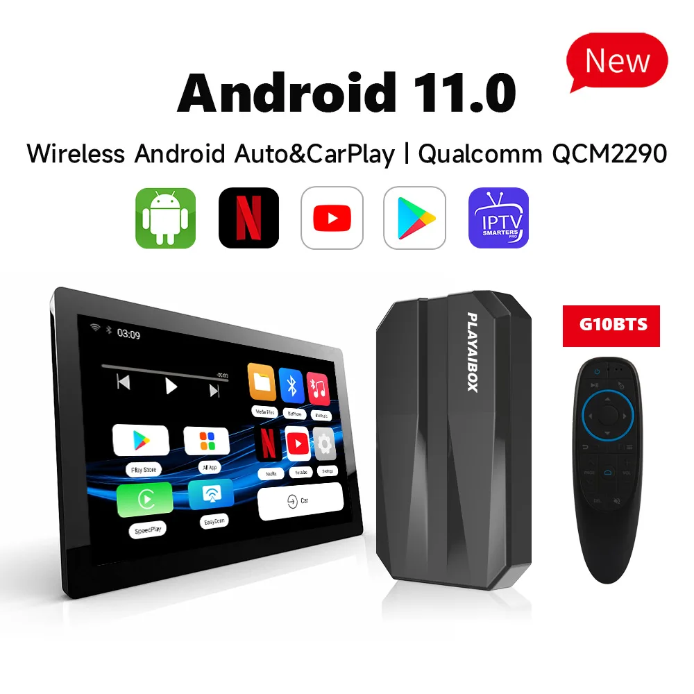 Linkifun GT6 Android 12 Smart AI Box Wireless Carplay/ Android Auto Ad