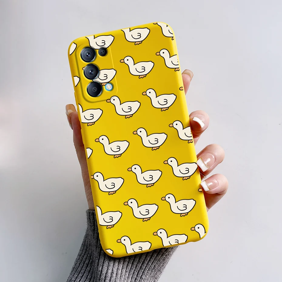 Cute Bear Cartoon Frog Silicone Soft Cover for OPPO Reno5/Reno5 Pro 5G