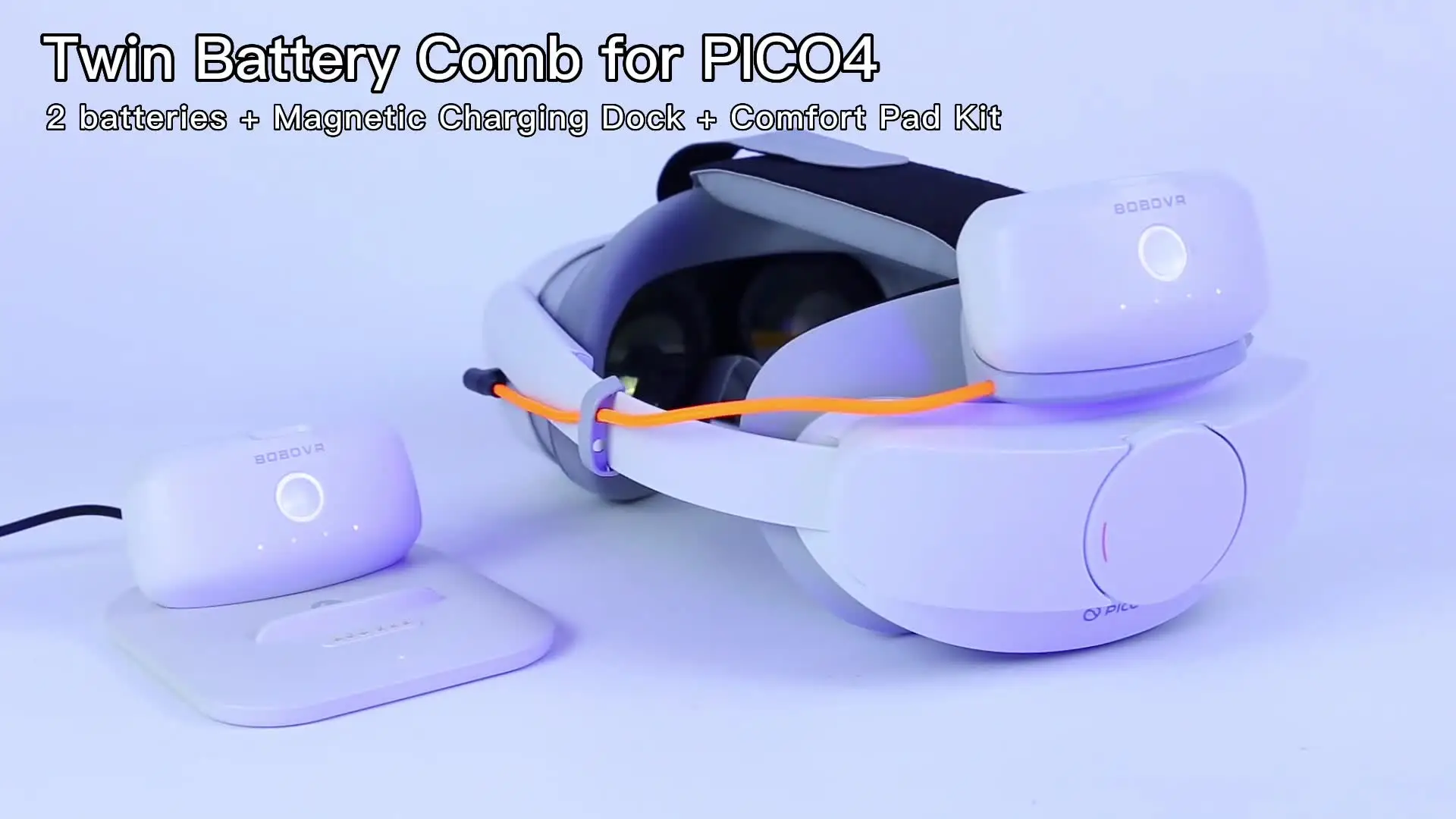 BOBOVR P4 ツイン バッテリー アップグレード コンボ Pico4 pro 再循環