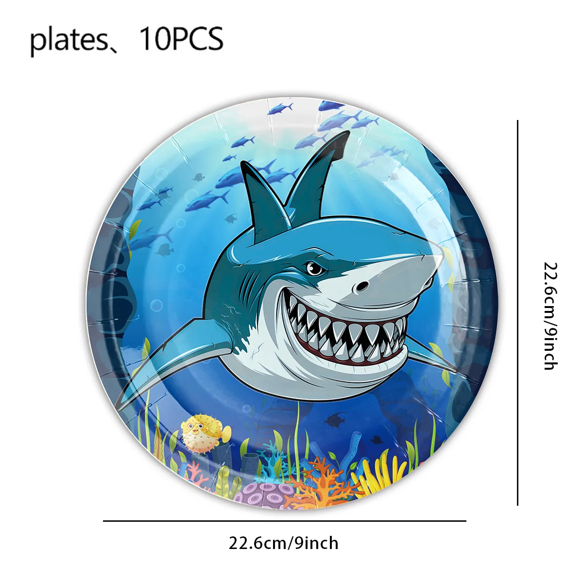 10pcs 9inch plates