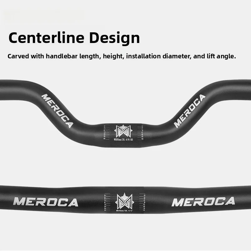 MEROCA Bicycle Handlebar 42 Children's Bike Modin Straight Bar Small Swallow Bar 25.4 Scooter Universal