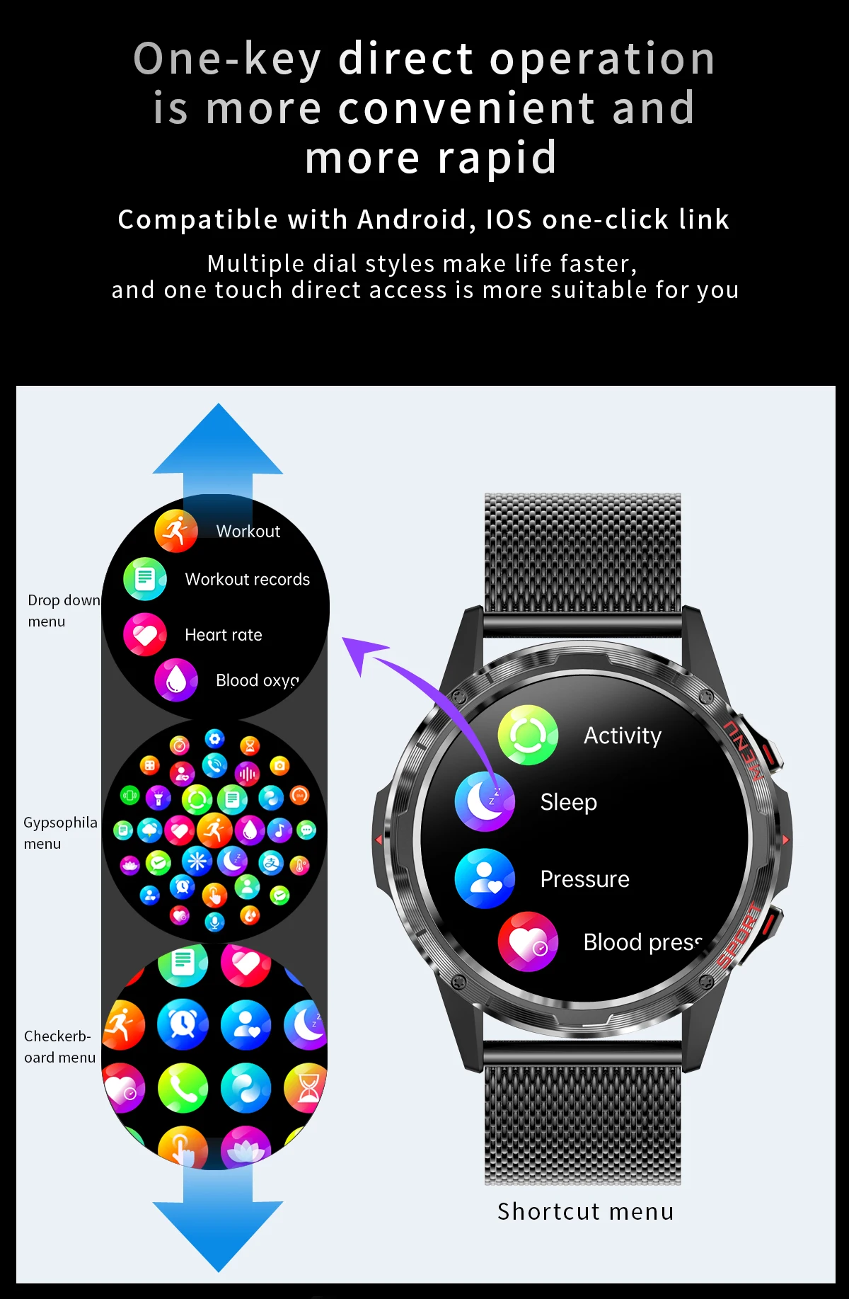 H70 Smart Watch BT Call 1.32inch Full Touch Heart Rate IP67 Waterproof Voice Assistant Sport Track 44 H70 Smart Watch BT Call 1.32inch Full Touch Heart Rate IP67 Waterproof Voice Assistant Sport Track 38