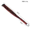 Nylon Rope Tassel Whip for Horse Training, Handle with Wrist Stra, 63cm 4
