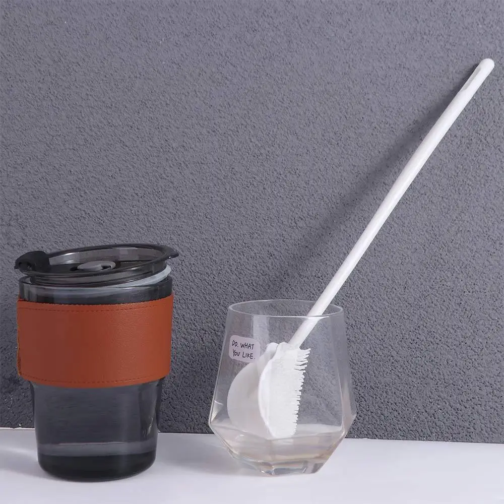 Without Blind Side Soft Head Bottle Brush Water Bottle Cleaner Pacifier Nipple Bottle Cleaning Brush Soft Head Silicone