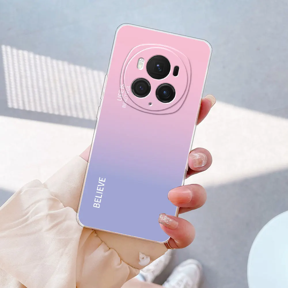Clear Soft Silicone Fashion Phone Case - Protective Back Cover