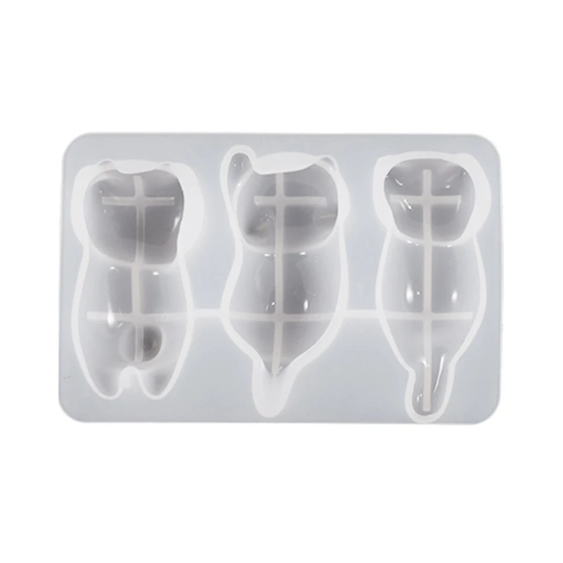 Silicone Pendant Moulds Resin Casting Mold Small Cat Silicone Jewelry Mold Hand Making Accessory Silicone Material
