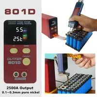 801D Spot Welder Machine Pulse Current Spot Welding Machine for Lithium Iron Phosphate Battery 0.3mm Nickel Welding 0.05-0.4mm 1