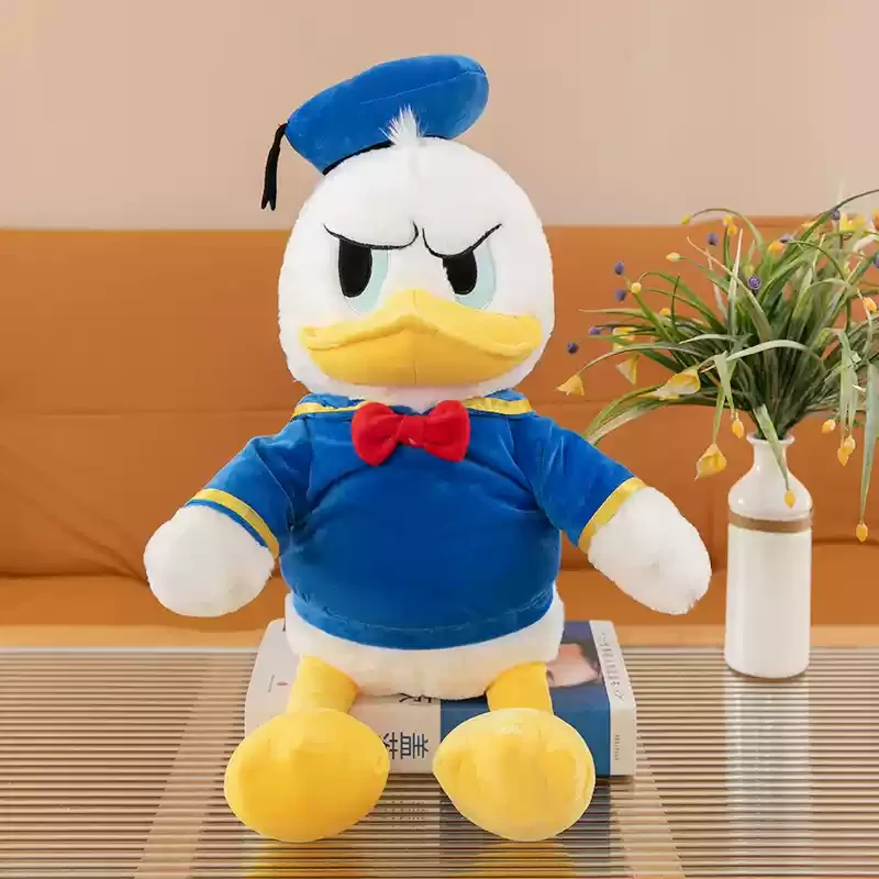 thumbnail image 1 of Muñeco de peluche de ceja enojada de la serie del 90.° aniversario del pato Donald de Disney 2024, almohada suave para dormir, lindo regalo, juguete para decoración de habitación, 1 of 5