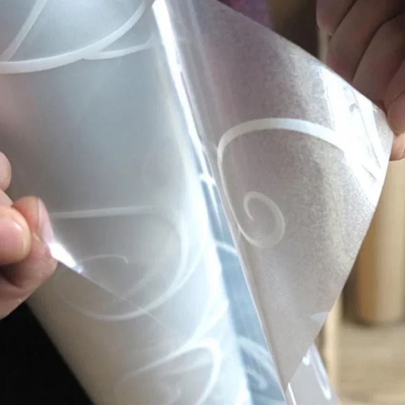 45x100cm Frosted Opaque Glass Window Films Self-adhesive Decorative Privacy Vinyl Stickers Anti UV for Home Decor window privacy film window film window sticker self adhesive vinyl