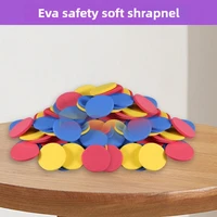 Kids Flying Discs Launcher Toys EVA Soft Bullet Toy Gun Mini Carrot Flying Saucer Shooting Gun Children Outdoor Games Sport Toy 3