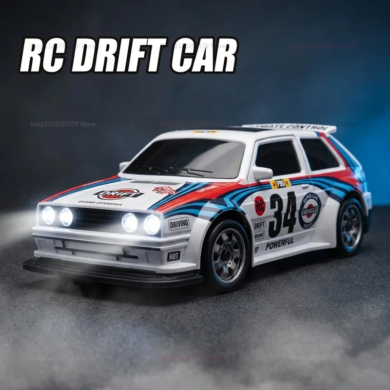 Voiture RC Drift KF34 1:43 4x4 - 10 km/h, Batterie 220mAh, Télécommande 2.4GHz