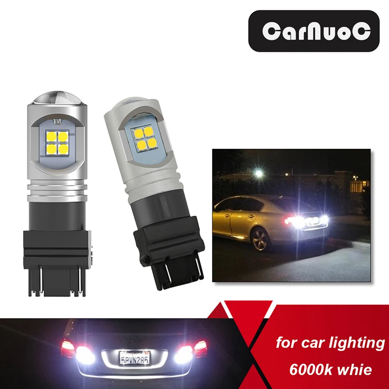 Светодиодные лампы для Volkswagen VW Golf 4 5 6 Polo Passat B5 B6 B7 Jetta Mk4 7 Canbus 3030 3157 P27/5W P27/7W T25