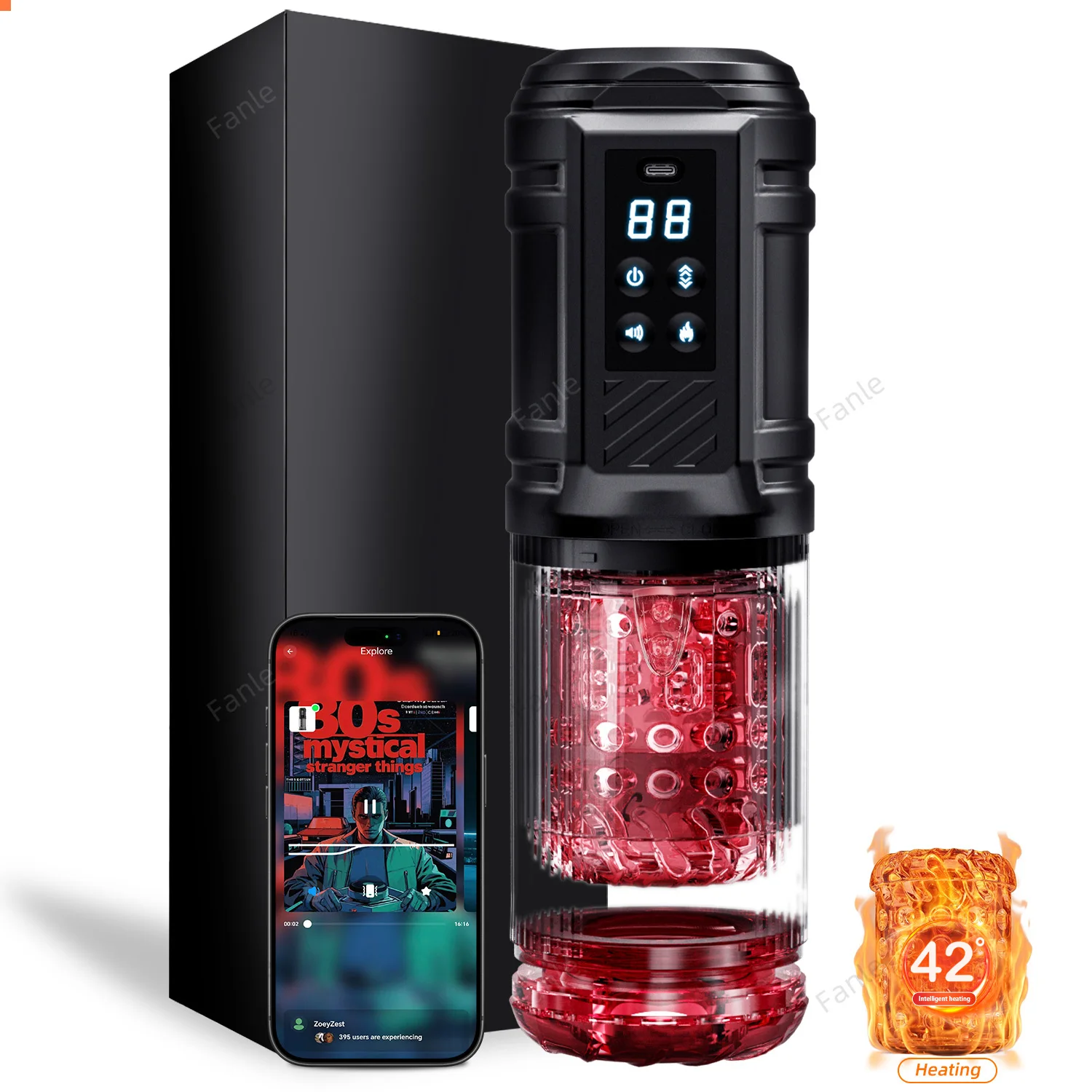 Male Automatic Masturbator Cup Thrusting Heating Rotating Pussy Licking Blowjob Sucking Machines Telescopic Sex Toy For Men