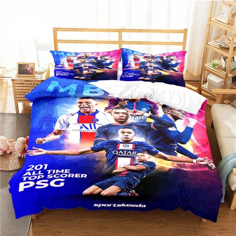 

Football Star Pattern Duvet Cover Set for Adults and Children Bedding Bedroom Special Duvet Cover Bedding Set 3d Printing