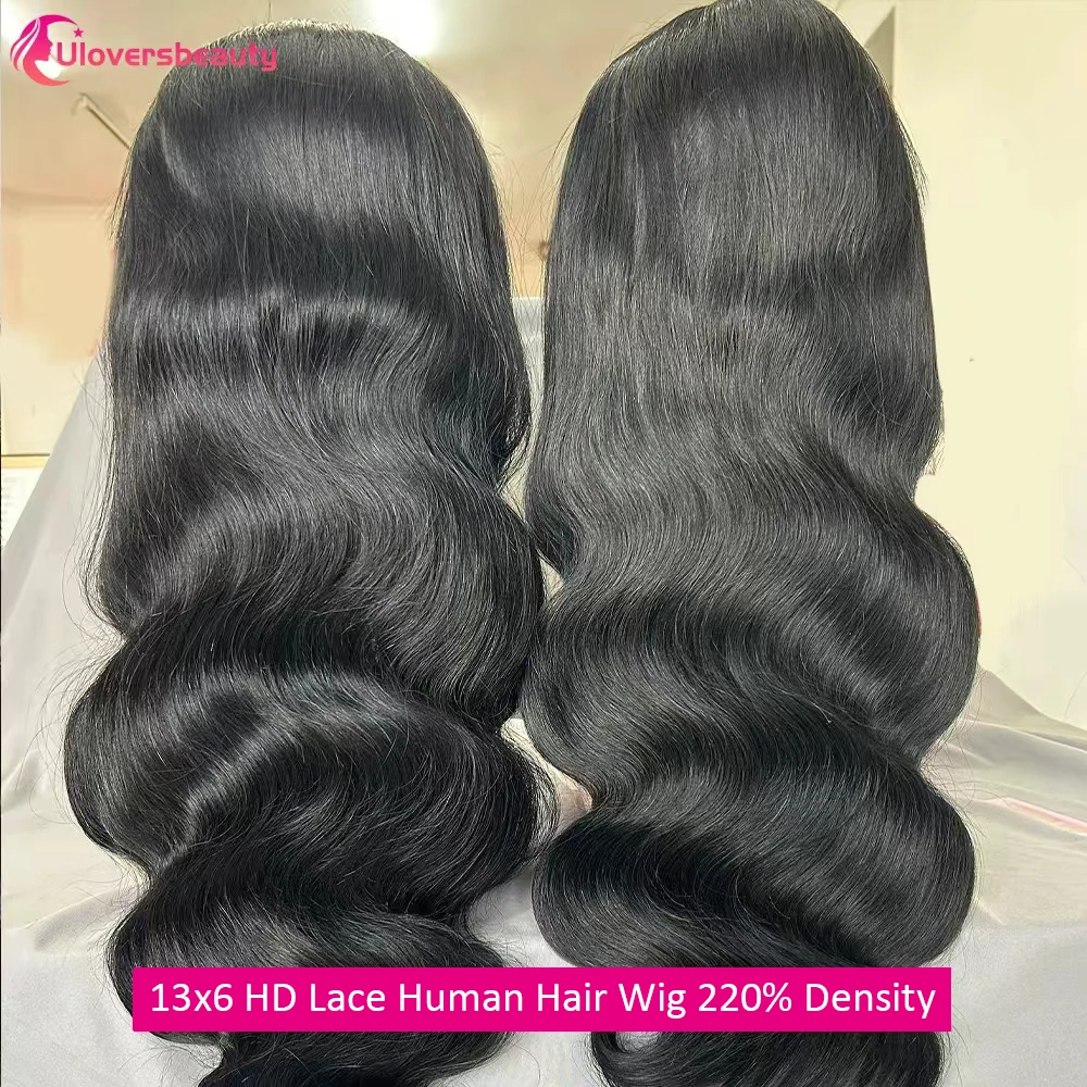 24 26 30Inch Body Wave Human Hair Wigs 13x6 HD Lace Human Hair Wig Raw Hair Wigs On Clearance Sale 220% Glueless Wigs Human Hair 2