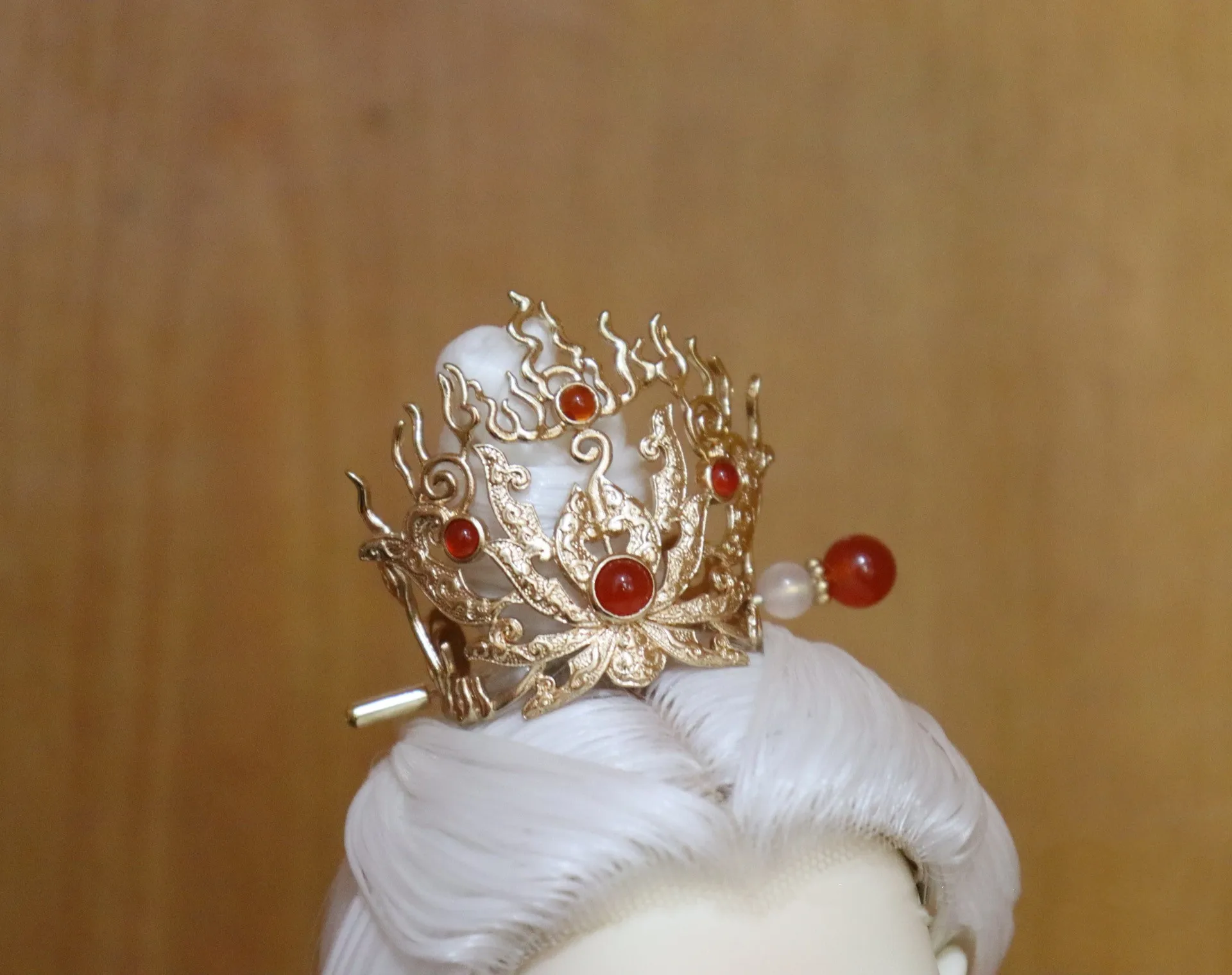 Accessori Per Bambole 1/3 Bjd Crown "Flame Lotus Flower" Copricapo